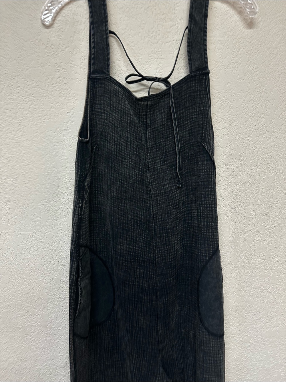 ZENANA Women's Black gray Blend Overalls Jumpsuit - Picture 2 of 4